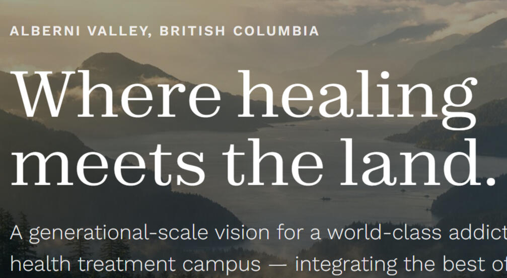 Confluence A generational-scale vision for a world-class addiction and mental health treatment campus